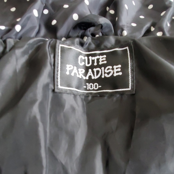 CUTE PARADISE zipped polka dot puff jacket - Picture 7 of 8